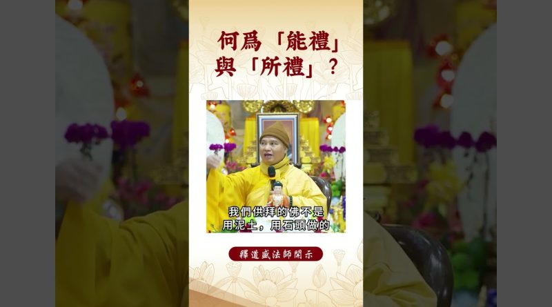 【法師法語】  你知道佛教的這些概念嗎？｜釋道盛法師法語 #覺悟 #修行 #學佛 #佛教 #釋道盛法師法語