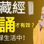 地藏經 | 忙碌生活中要怎樣讀誦〈地藏經〉才有效？ 【法師法語】｜釋道盛法師法語