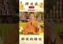 師徒的緣分【法師法語】｜釋道盛法師法語