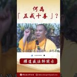 法師開示：佛教中的「五戒十善」？ #學佛 #念佛 #https #人生感悟 #正能量 #阿彌陀佛 #channel