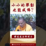 法師開示：小小的舉動也能成佛  #念佛 #學佛 #https #人生感悟 #阿彌陀佛 #正能量 #channel #shorts