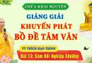 Khuyến Phát Bồ Đề Tâm Văn Giảng Ký – Bài 13: Sám Hối Nghiệp Chướng │TT. Thích Đạo Thịnh
