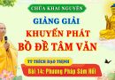 Khuyến Phát Bồ Đề Tâm Văn Giảng Ký – Bài 14: Phương Pháp Sám Hối │TT. Thích Đạo Thịnh