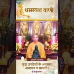 बुद्ध उपदेशों के अनुसार अध्ययन व साधना। | Acharya Dhammayasha | आचार्य धम्मयश
