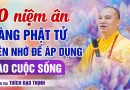 10 Niệm Ân Hàng Phật Tử Nên Nhớ Để Áp Dụng Vào Cuộc Sống| Thầy Thích Đạo Thịnh