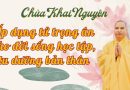 Áp Dụng Tứ Trọng Ân Vào Đời Sống Học Tập, Tu Dưỡng Bản Thân