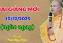 Bài Giảng Mới 10/12/2023, Nghe Ngay| Thầy Thích Đạo Thịnh