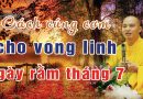Cách Cúng Cơm Cho Vong Linh Ngày Rằm Tháng 7 L Đ.Đ Thích Đạo Thịnh