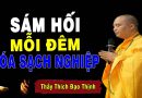 Cách Sám Hối Mỗi Đêm Tiêu Trừ Nghiệp Chướng Hết Khổ Đau NGủ Ngon – Thầy Thích Đạo Thịnh
