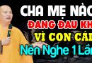 Cha mẹ nào đang đau khổ vì con cái nên nghe 1 lần ,cách hóa giải nghịch duyên giữa cha mẹ và con cái