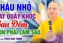 Cháu Nhỏ Hay Quấy Khóc Ban Đêm, Con Phải Làm Sao ? | Thầy Thích Đạo Thịnh