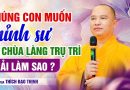 Chúng Con Muốn Thỉnh Sư Về Chùa Làng Trụ Trì, Phải Làm Sao ? | Thầy Thích Đạo Thịnh