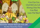 Con Của Con Chơi Bời Lêu Lổng Không Chịu Học Con Phải Làm Thế Nào? L Đ,Đ Thích Đạo Thịnh