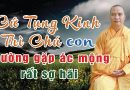Cứ Lúc Nào Con Tụng Kinh Trì Chú Là Ngủ Mê Gặp Ác Mộng Rất Sợ Hãi Không Ngủ Được Lđđ Thích Đạo Thịnh