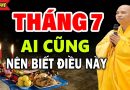 Cúng Tháng 7 Thầy Chỉ Cách Khấn Vái, để gia đạo bình an làm ăn phát đạt _ Thầy Thích Đạo Thịnh