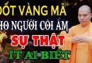 ĐỐT VÀNG MÃ Cho Người Cõi Âm – Những Sự Thật Ít Ai Biết Đến | Thầy Thích Đạo Thịnh
