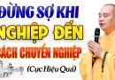 Đừng Sợ Hãi Khi Nghiệp Đến Cách Hoa Giải Nghiệp  – Thầy Thích Đạo Thịnh (rất hiệu quả).