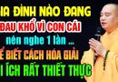 GIA ĐÌNH NÀO ĐANG ĐAU KHỔ VÌ CON CÁI NÊN NGHE 1 LẦN ĐỂ BIẾT CÁCH HÓA GIẢI LỢI ÍCH RẤT THIẾT THỰC