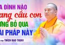 Gia Đình Nào Đang Cầu Con, Đừng Bỏ Qua Bài Pháp Này | Thầy Thích Đạo Thịnh