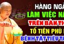 Hàng Ngày Làm Việc Này Trên Ban Thờ TỔ TIÊN PHÙ HỘ , BỆNH TẬT TIÊU TAN KHÔNG PHẢI AI CŨNG BIẾT