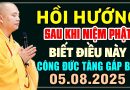 Hồi Hướng Sau Khi Niệm Phật Biết Điều Này Công Đức Tăng Gấp Bội 05/08/2025 | Thầy Thích Đạo Thịnh