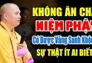 KHÔNG ĂN CHAY NIỆM PHẬT CÓ ĐƯỢC VÃNG SANH KHÔNG ? SỰ THẬT ÍT AI BIẾT | THẦY THÍCH ĐẠO THỊNH