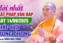 Mới Nhất Phật Pháp Vấn Đáp Ngày 14/09/2025 Pháp Hội Trung Phong | Thầy Thích Đạo Thịnh