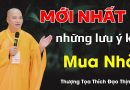 Mới Nhất. Những Lưu Ý Khi Mua Nhà |Thượng Tọa Thích Đạo Thịnh