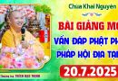(Mới nhất – P2) Vấn Đáp Phật Pháp – Pháp Hội Địa Tạng ngày 20/7/2025│Thầy Thích Đạo Thịnh