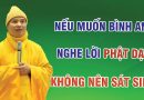 Nếu Muốn Bình An, Nghe Lời Phật Dạy “Không Nên Sát Sinh”
