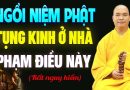 Ngồi Tụng Kinh Niệm Phật Ở Nhà Nhất Định Phải Biết Điều Này – Thầy Thích Đạo Thịnh (Nên Nghe).