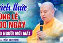 Người Mất Sau 100 Ngày Nên Làm Gì? | Thầy Thích Đạo Thịnh