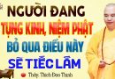 Người Niệm Phật Tụng Kinh Ở Tại Nhà Nếu Bỏ Qua Điều Này Sẽ Rất Đáng Tiếc – Thầy Thích Đạo Thịnh.