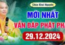 (Phần 1) Vấn Đáp Mới Nhất – Khóa Tu Địa Tạng Ngày 29.12.2024 – Thầy Thích Đạo Thịnh