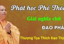 Phật Học Phổ Thông, Giải Nghĩa Chữ Đạo Phật| Thầy Thích Đạo Thịnh
