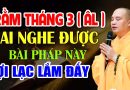 RẰM THÁNG 3 ÂM LỊCH AI NGHE ĐƯỢC BÀI GIẢNG NÀY LỢI LẠC LẮM ĐẤY | Thầy Thích Đạo Thịnh