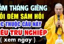 RẰM THÁNG GIÊNG Mỗi Đêm Sám Hối Đọc Thuộc Câu Này NGHIỆP NẶNG MẤY CŨNG GIẢM | Thầy Thích Đạo Thịnh