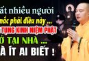 RẤT NHIỀU NGƯỜI MẮC PHẢI ĐIỀU NÀY KHI TỤNG KINH NIỆM PHẬT Ở TẠI NHÀ ÍT AI BIẾT |THẦY THÍCH ĐẠO THỊNH