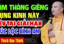 Rằm Tháng Giêng Âm Lịch TỤNG KINH NÀY TIÊU TAI GIẢI HẠN PHÚC LỘC BÌNH AN – Thầy Thích Đạo Thịnh