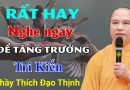 Rất Hay, Nghe Ngay Để Tăng Trưởng Tri Kiến| Thầy Thích Đạo Thịnh