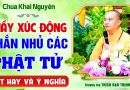 (Rất hay) Thầy xúc động nhắn nhủ các Phật tử – Ai hay đi chùa nhất định phải nghe 1 lần