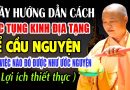 THẦY HƯỚNG DẪN CÁCH ĐỌC TỤNG KINH ĐỊA TẠNG ĐỂ CẦU NGUYỆN 1 SỰ VIỆC NÀO ĐÓ ĐƯỢC NHƯ ƯỚC NGUYỆN