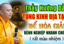 THẦY HƯỚNG DẪN CÁCH TỤNG KINH ĐỊA TẠNG ĐỂ HÓA GIẢI BỆNH NGHIỆP NHANH CHÓNG | Thầy Thích Đạo Thịnh