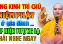 TỤNG KINH TRÌ CHÚ NIỆM PHẬT Ở GIA ĐÌNH GẶP HIỆN TƯỢNG LẠ PHẢI NGHE NGAY | Thầy Thích Đạo Thịnh