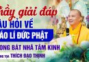 Thầy Giải Đáp Câu Hỏi Về Giáo Lí Đức Phật Trong Bát Nhã Tâm Kinh | Thượng Tọa Thích Đạo Thịnh