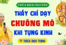 Thầy chỉ dạy chi tiết cách sử dụng Chuông – Mõ khi tụng Kinh │Thầy Thích Đạo Thịnh