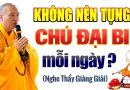 Tụng Chú Đại Bi mỗi ngày là Không Tốt? – Vấn Đáp Thầy Thích Đạo Thịnh.