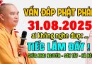 VẤN ĐÁP SIÊU HAY 31.08.2025 AI KHÔNG NGHE ĐƯỢC TIẾC LẮM ĐẤY | Thầy Thích Đạo Thịnh