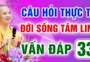 Vấn Đáp 33 – Thầy giải đáp câu hỏi thực tế đời sống tâm linh – Thầy Thích Đạo Thịnh