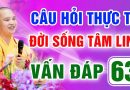 Vấn Đáp 63 – Thầy giải đáp câu hỏi thực tế đời sống tâm linh – Thầy Thích Đạo Thịnh